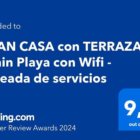 Gran Casa Con Terraza A 3 Min Playa Con Wifi - Rodeada De Servicios Roquetas de Mar Eksteriør billede