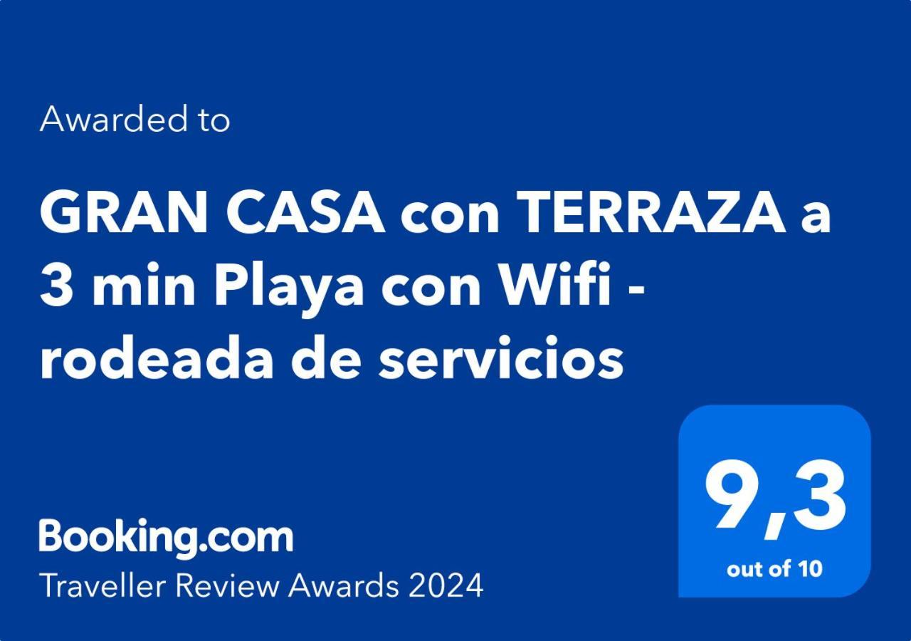 Gran Casa Con Terraza A 3 Min Playa Con Wifi - Rodeada De Servicios Roquetas de Mar Eksteriør billede